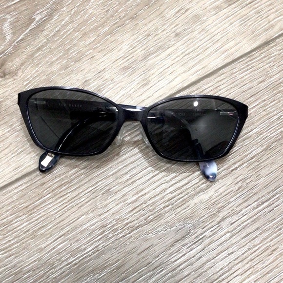 Ted Baker Blue/Purple Metal/Marbled Eyeglasses Frames - Picture 1 of 9